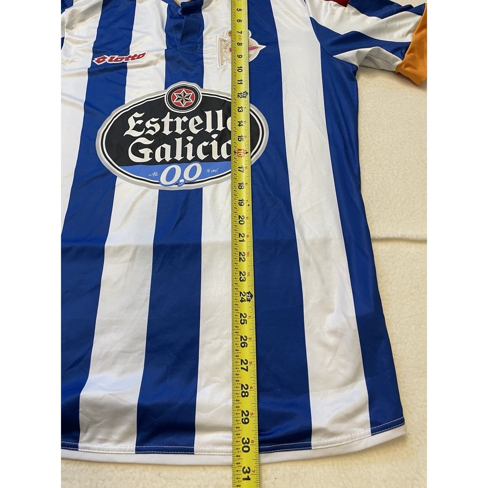 Deportivo de La Coruna Lotto Football Shirt Soccer Jersey Men's Size XL FIFA - Picture 10 of 11